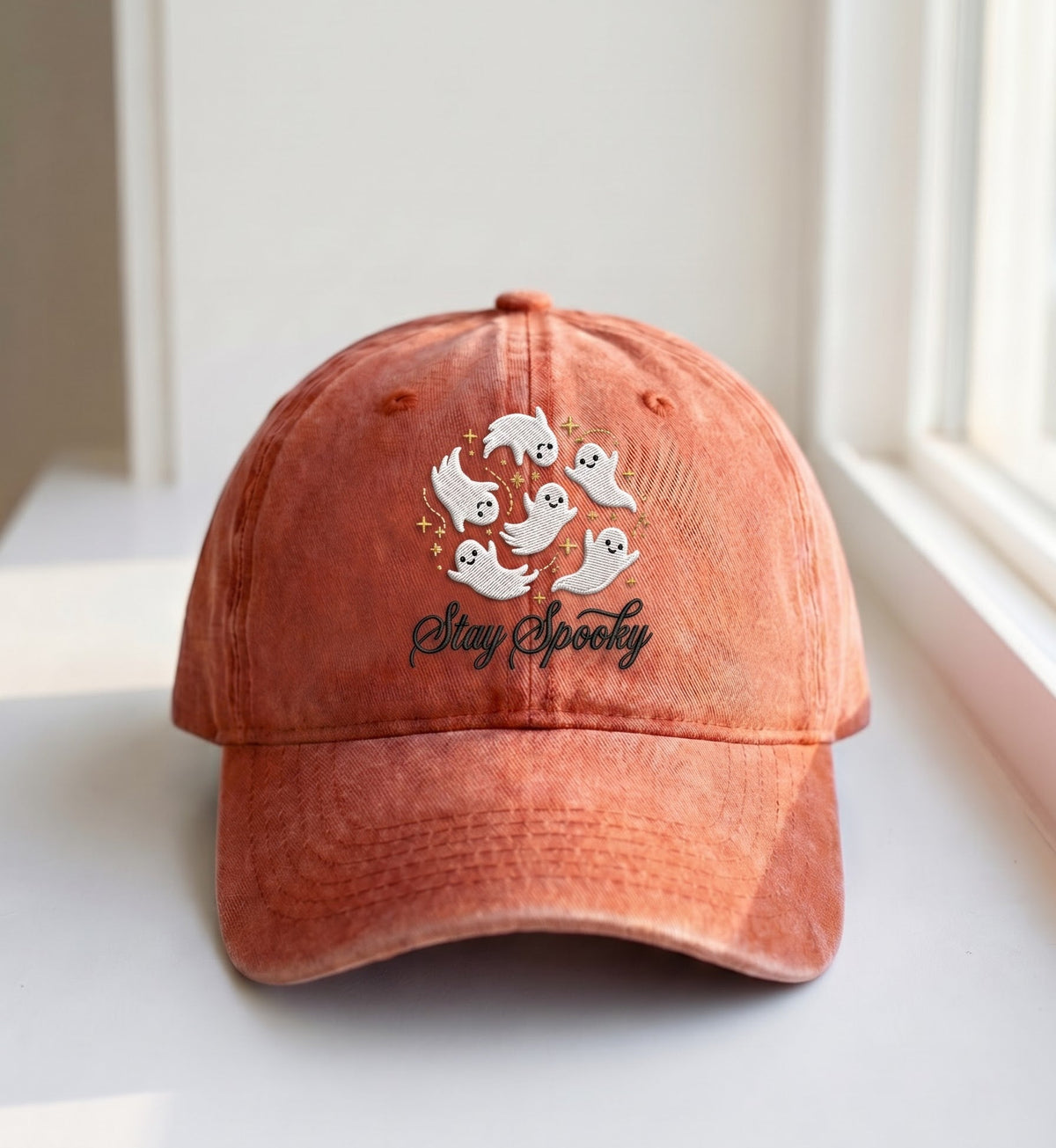 Stay Spooky Ghosts Embroidered Cap - view 2