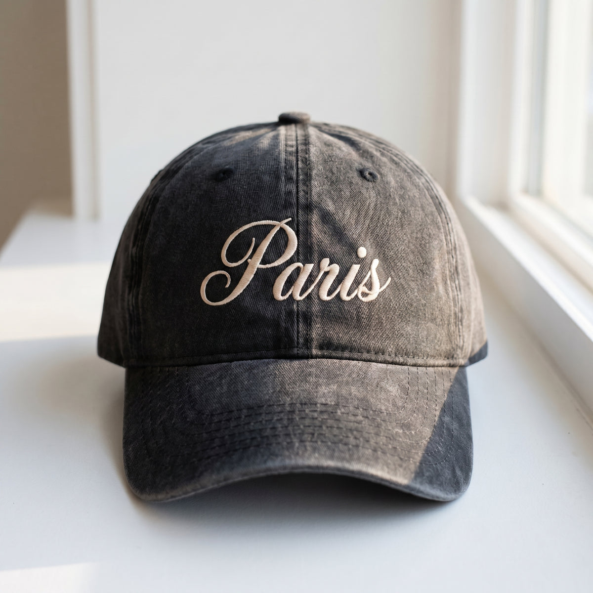 Paris Embroidered Cap – Trendy Streetwear Style - photo 3