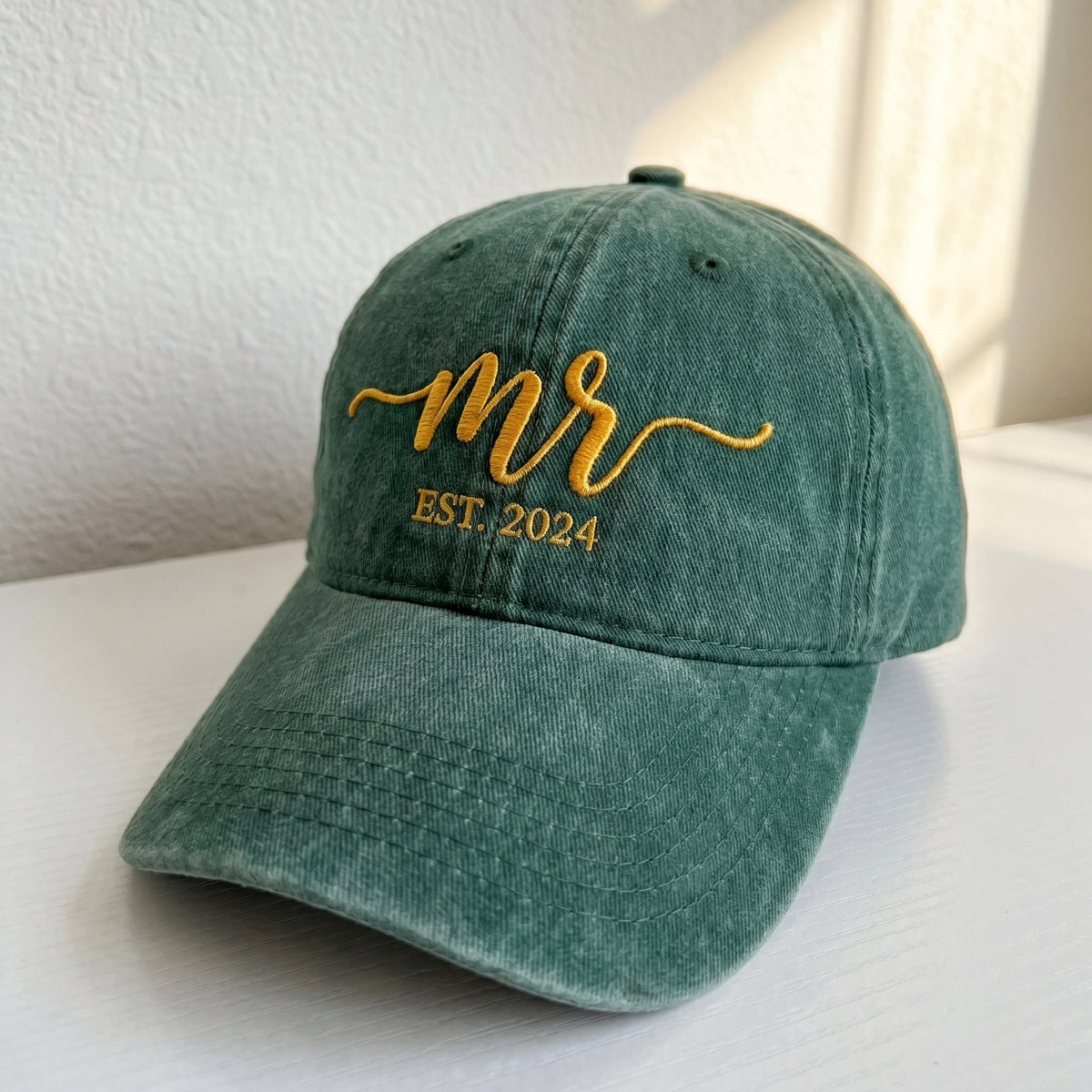 Personalized Mrs Embroidered Cap – Perfect for Newlyweds - photo 4