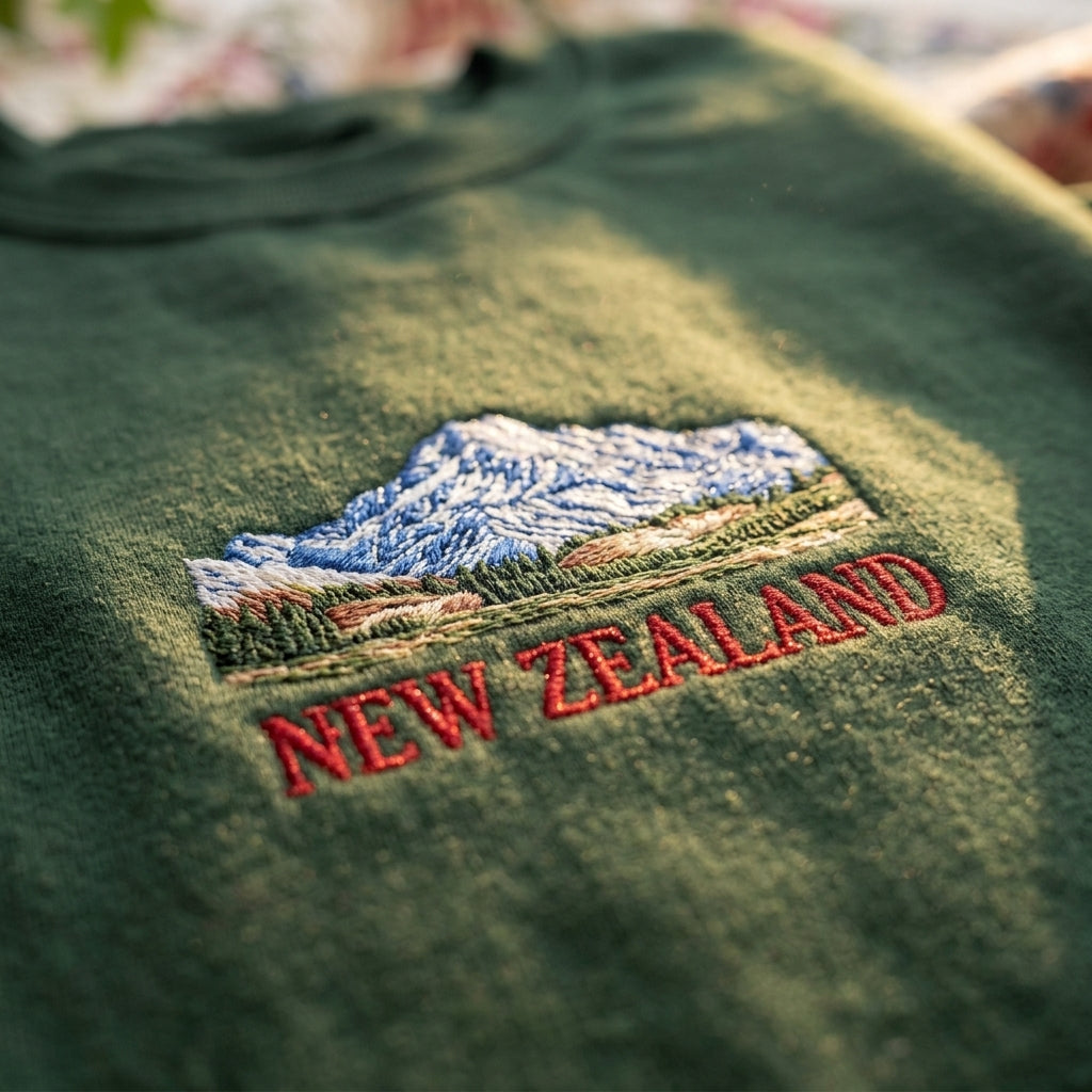 New Zealand Embroidered Sweater – Cozy and Stylish - photo 3