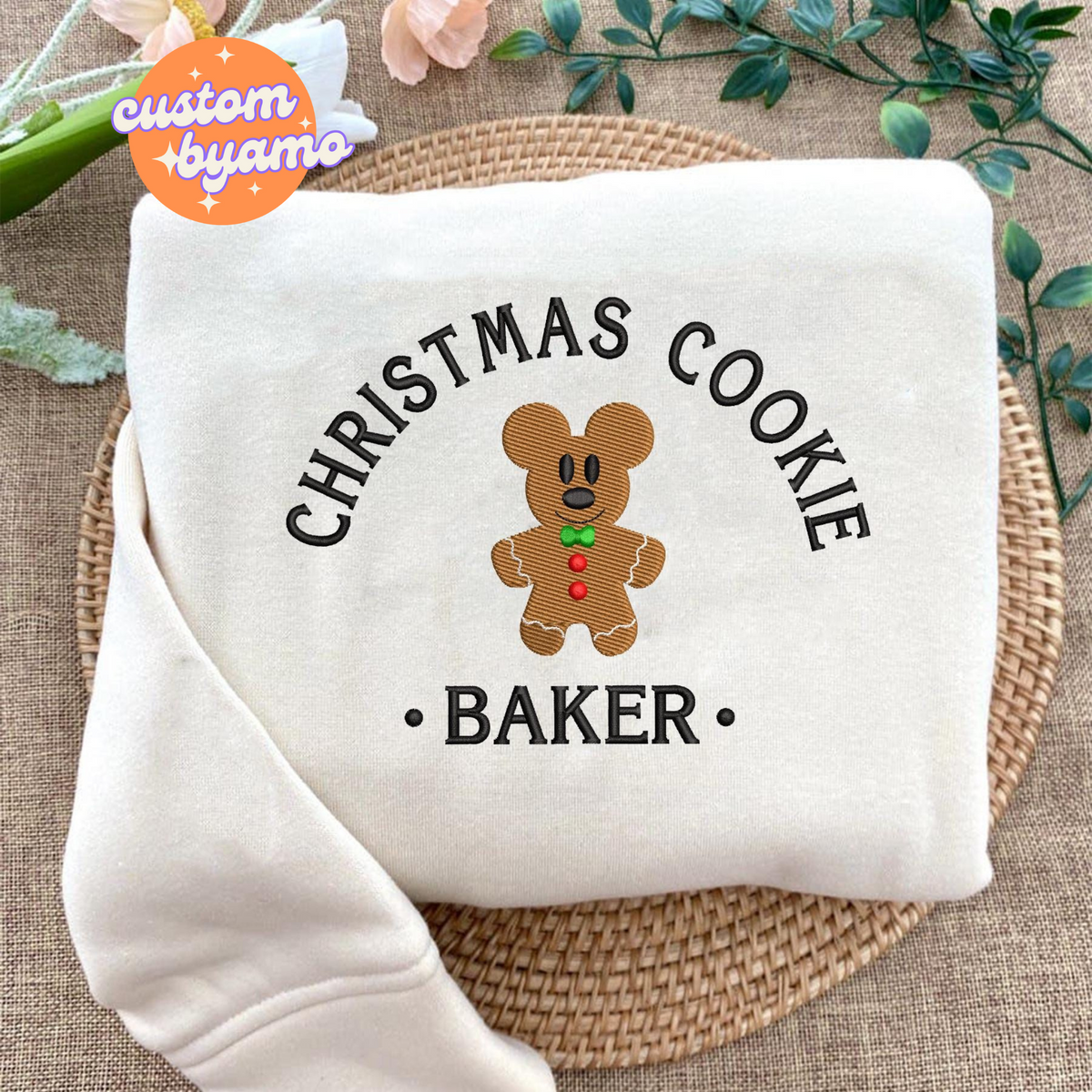 Christmas Cookies Baker & Tester Embroidered Sweatshirt