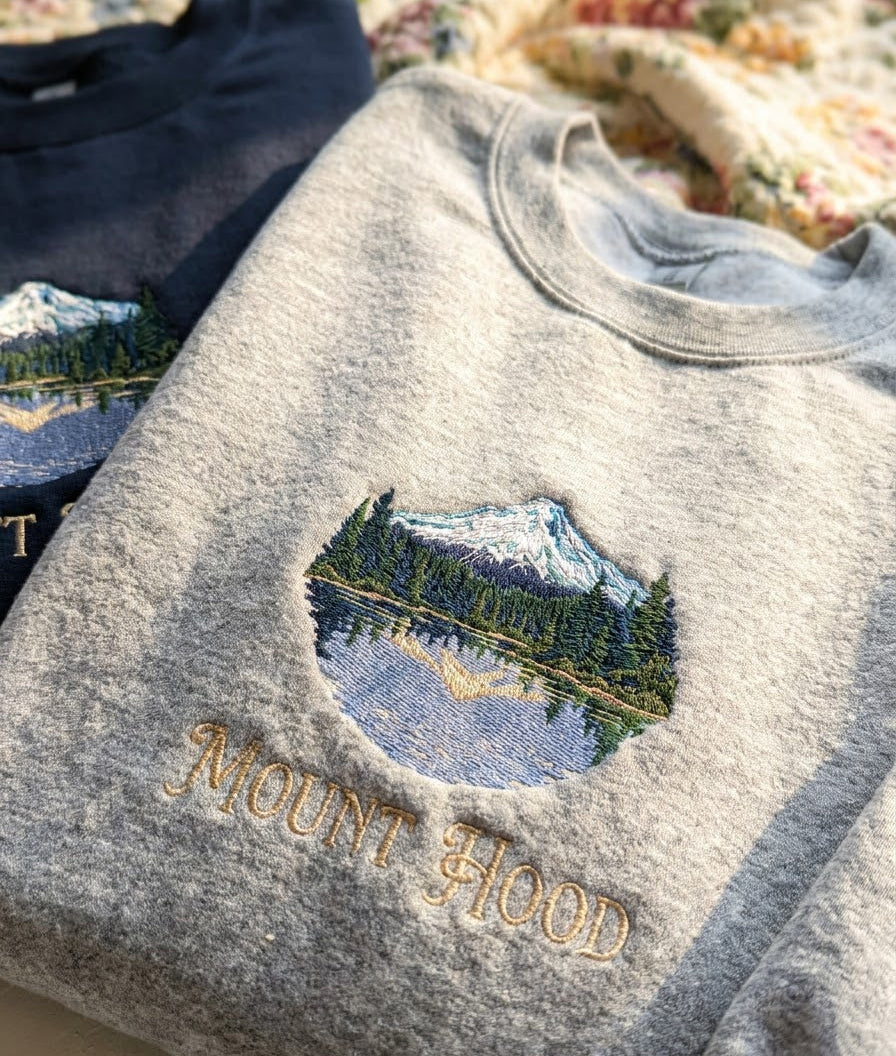 Mount Hood Embroidered Sweater – Cozy Streetwear Style - photo 5