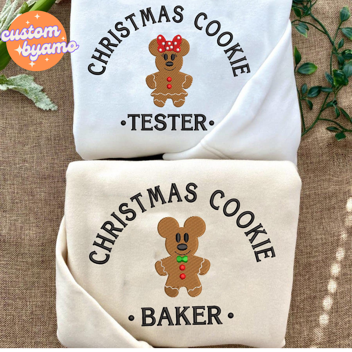 Christmas Cookies Baker & Tester Embroidered Sweatshirt, photo 2