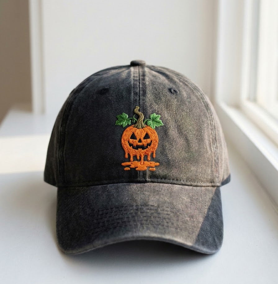 Jack-O'-Lantern Embroidered Cap - view 2