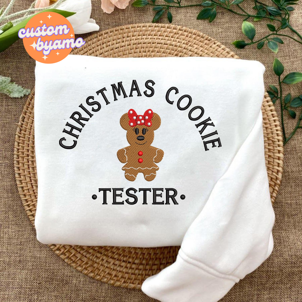 Christmas Cookies Baker & Tester Embroidered Sweatshirt, photo 3