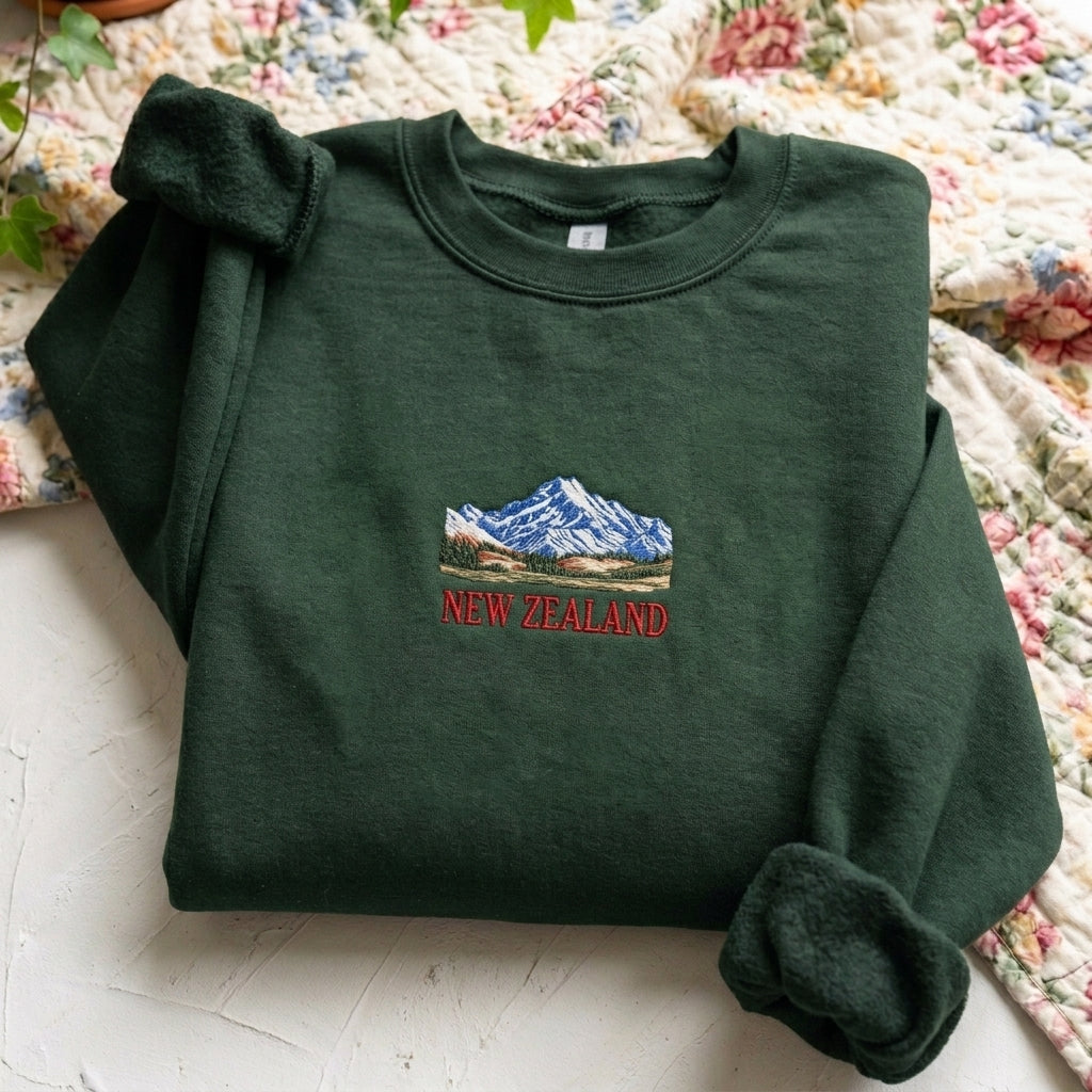 New Zealand Embroidered Sweater – Cozy and Stylish - photo 1