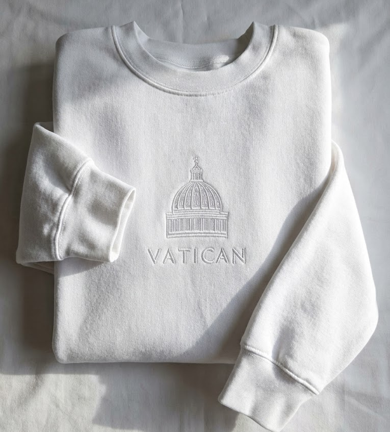 Vatican Embroidered Sweatshirt – Perfect Vatican Souvenir - photo 1