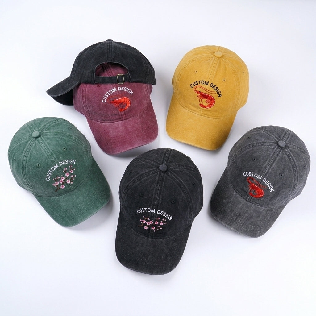 Custom Logo Embroidered Dad Hat - view 3