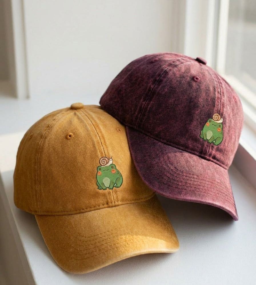 Frog Embroidered Cap - view 3