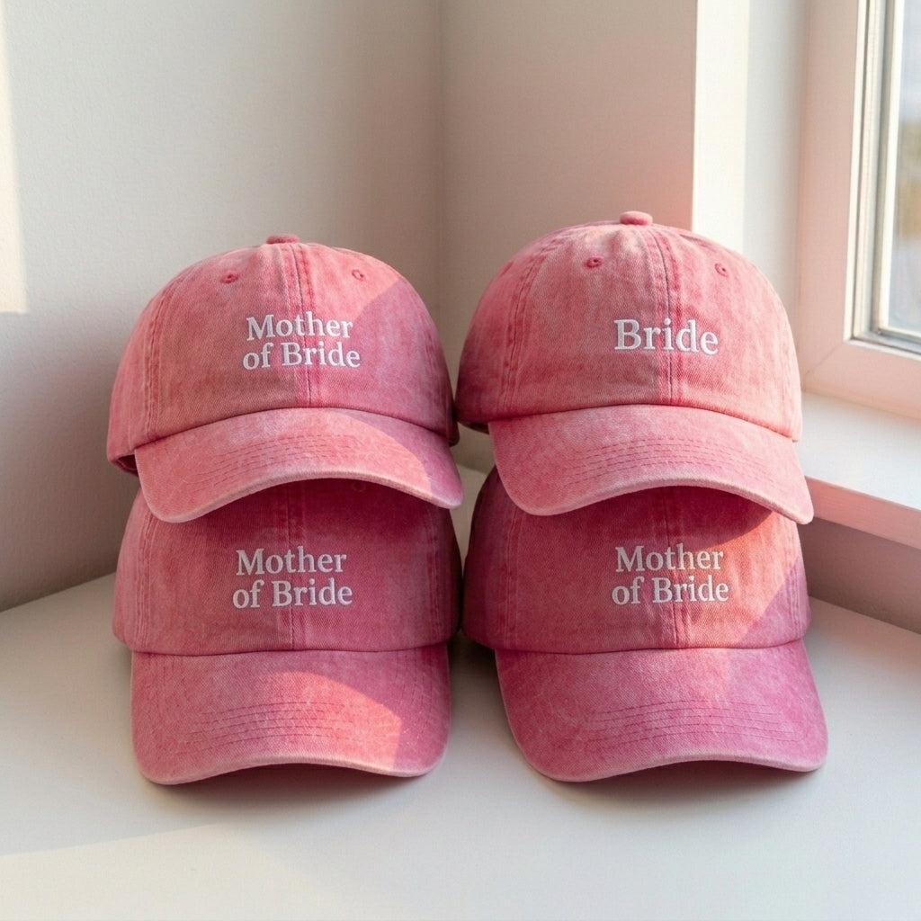 Personalized Embroidered Wedding Cap – Custom Bride Gift - photo 6