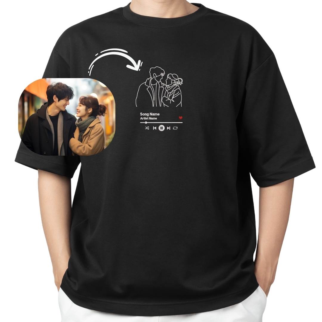 Custom T Shirt Embroidered From Your Photo