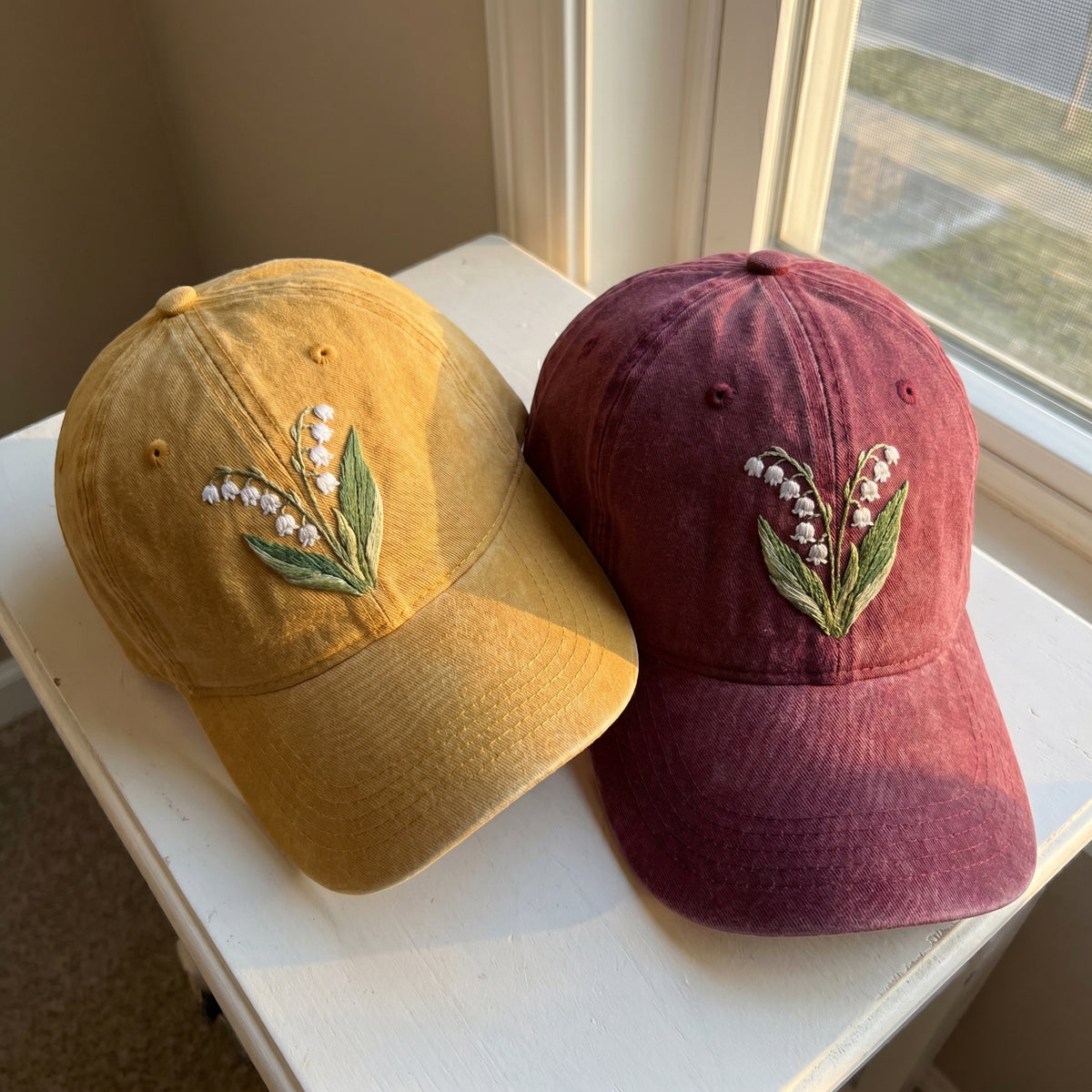 Lily of the Valley Embroidered Cap – Perfect for Garden Lovers - photo 4
