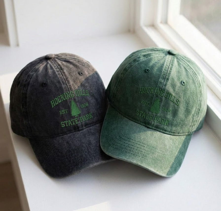 Hocking Hills Ohio Embroidered Cap - view 3