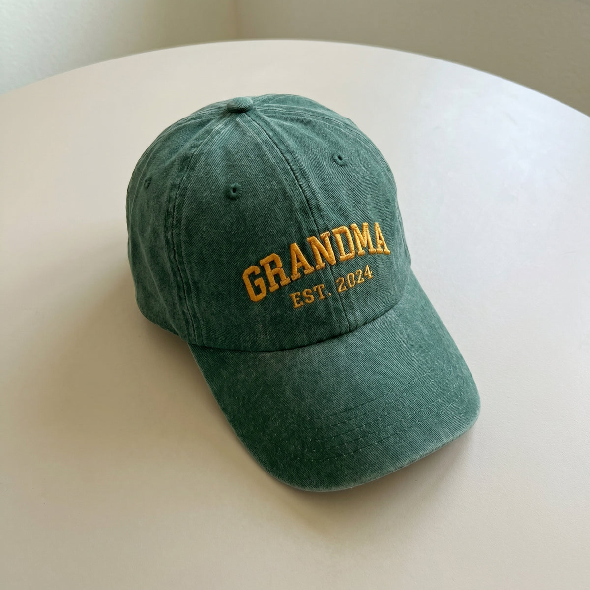 Custom Embroidered Grandpa Baseball Cap – Perfect Gift for New Grandparents - photo 3