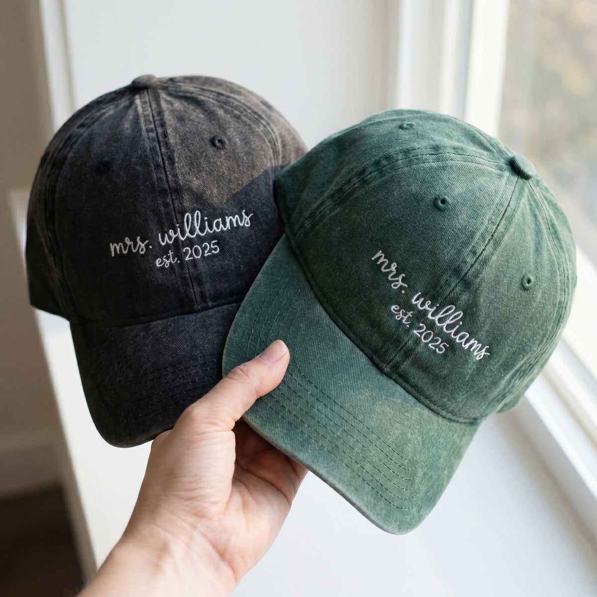 Mrs. Williams Est. 2025 Embroidered Cap – Trendy Streetwear Style - photo 4