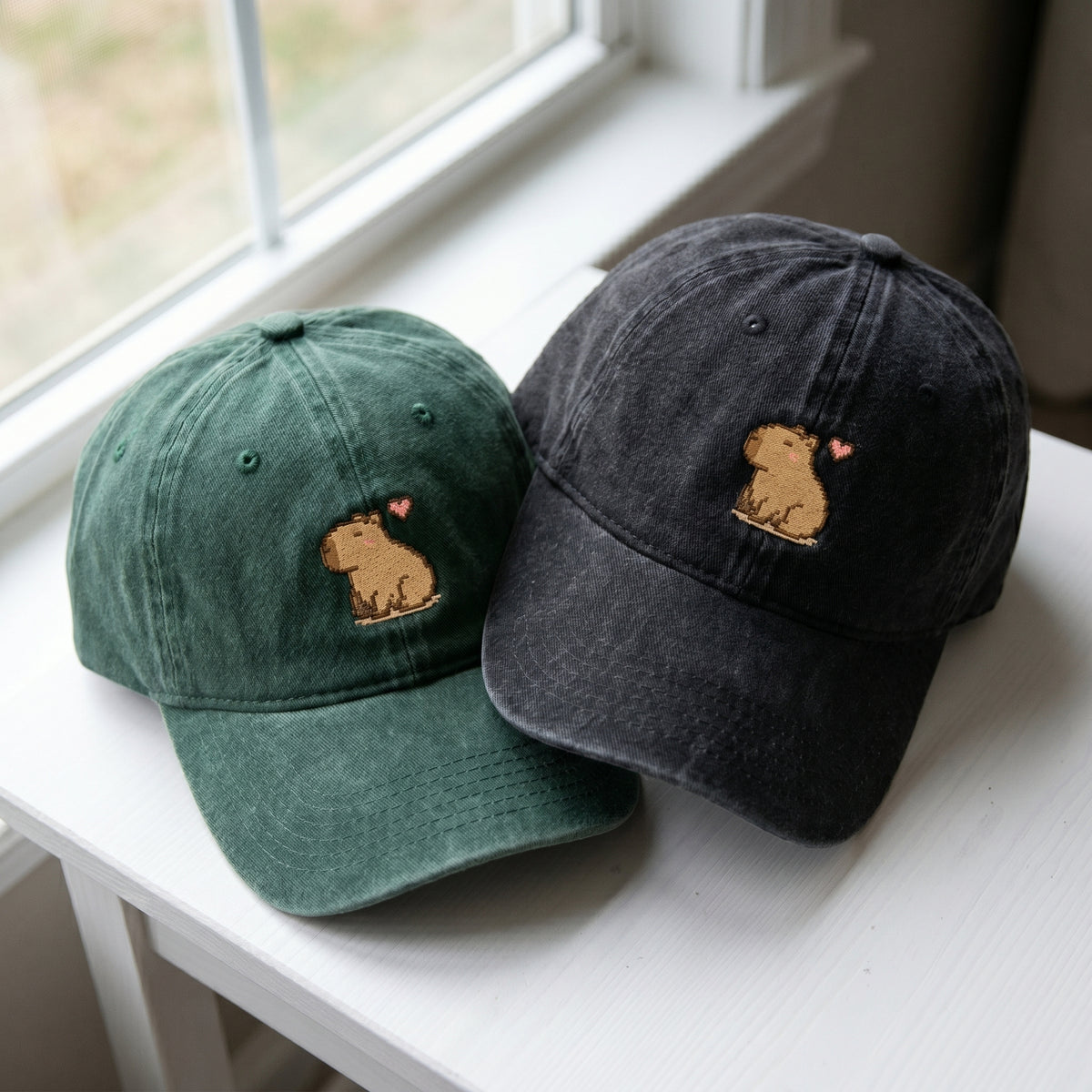 Capybara Embroidered Cap - view 2