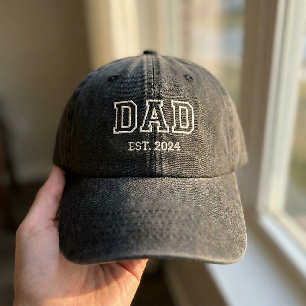 Personalized Dad Embroidered Cap – Perfect Gift for New Dads - photo 2