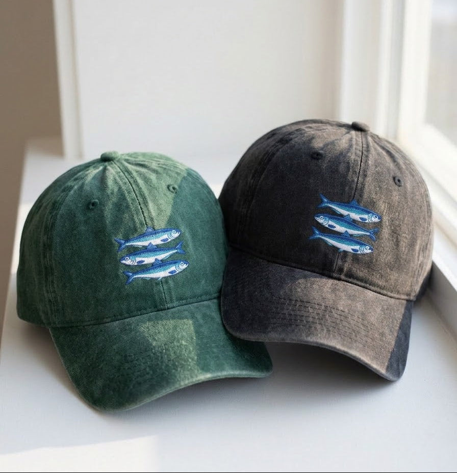 Sardine Fish Embroidered Cap - view 2