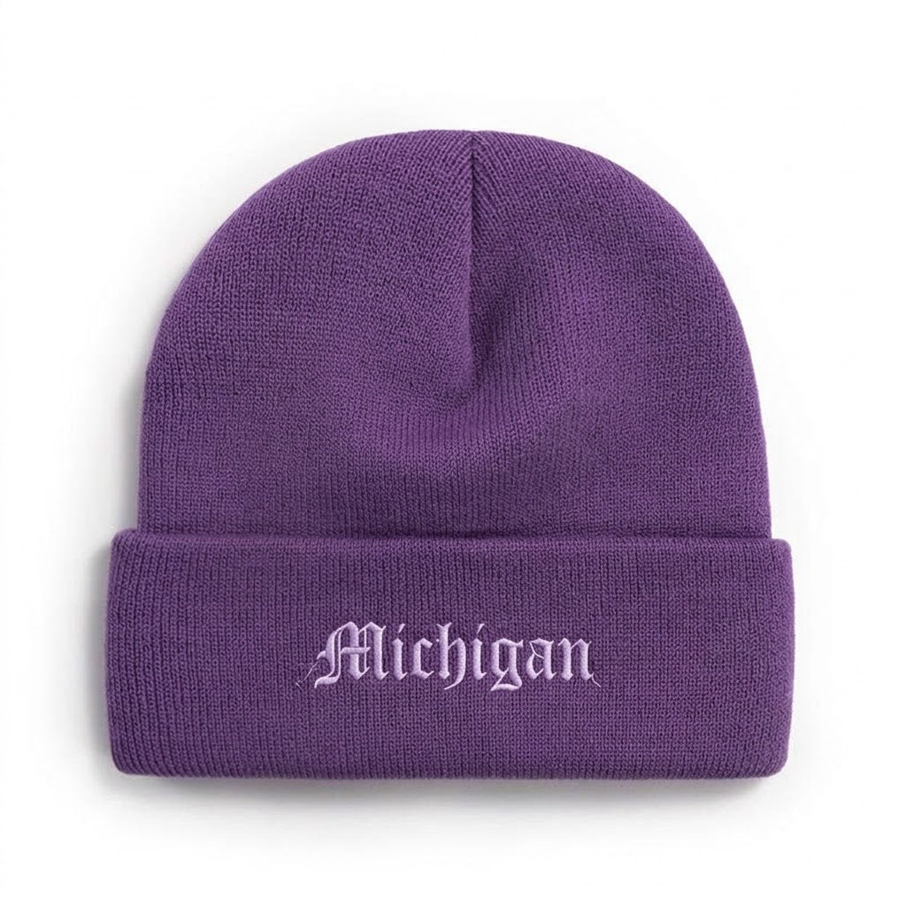 Michigan Embroidered Beanie - view 6