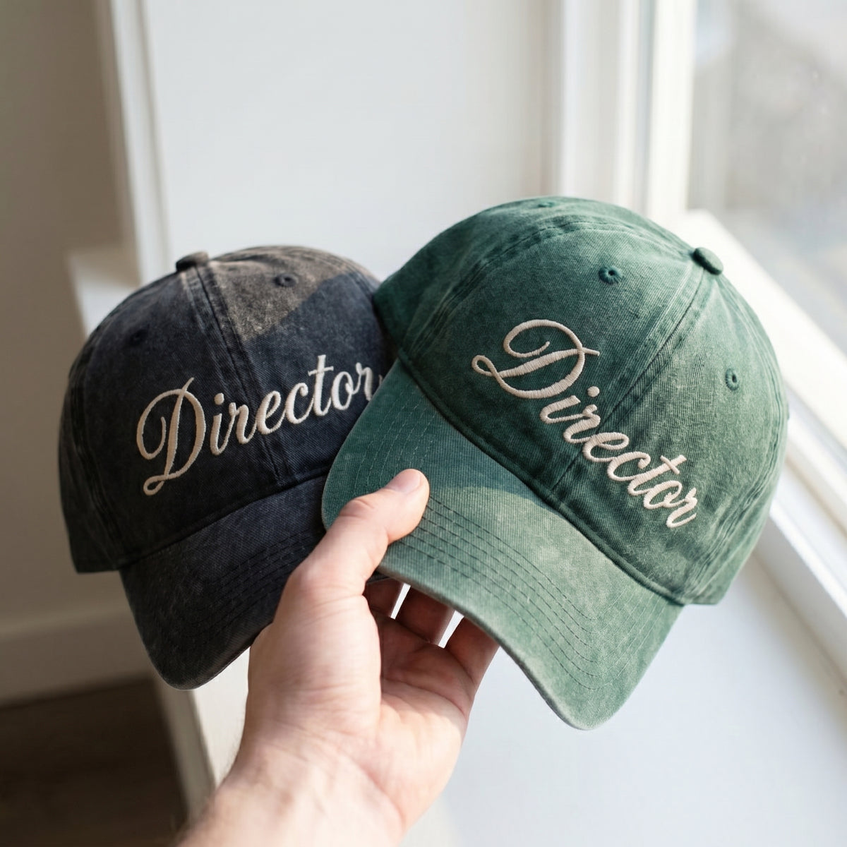 Director Embroidered Cap – Trendy Streetwear Style - photo 5