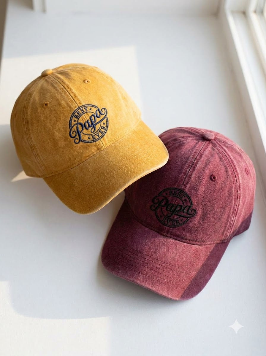 Best Papa Ever Embroidered Cap - view 2