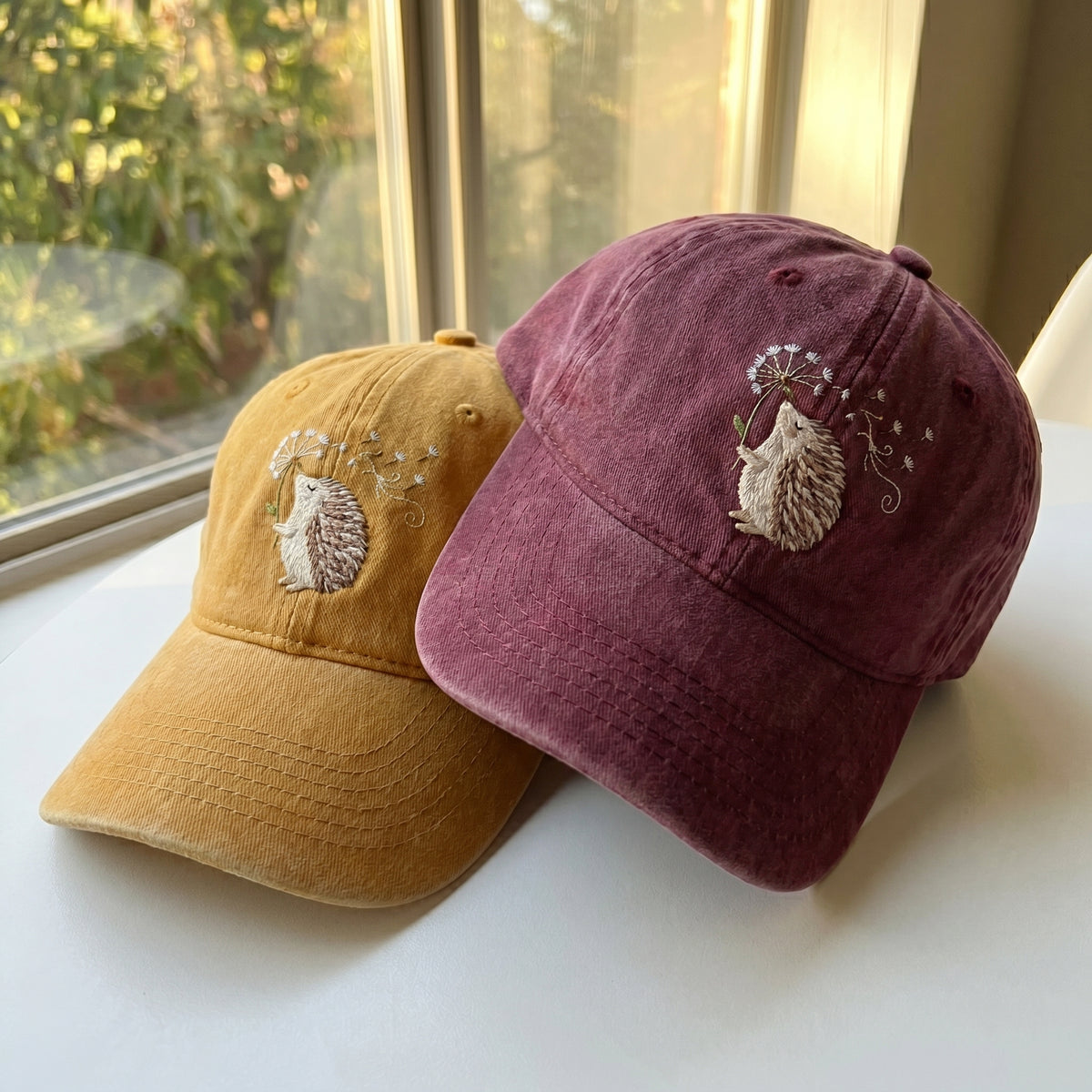 Hedgehog Embroidered Cap - view 3