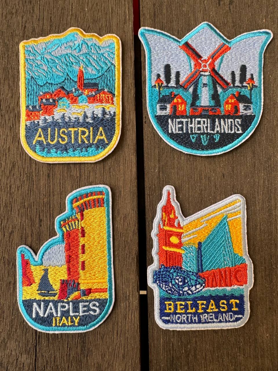 Austria Travel Embroidered Patch