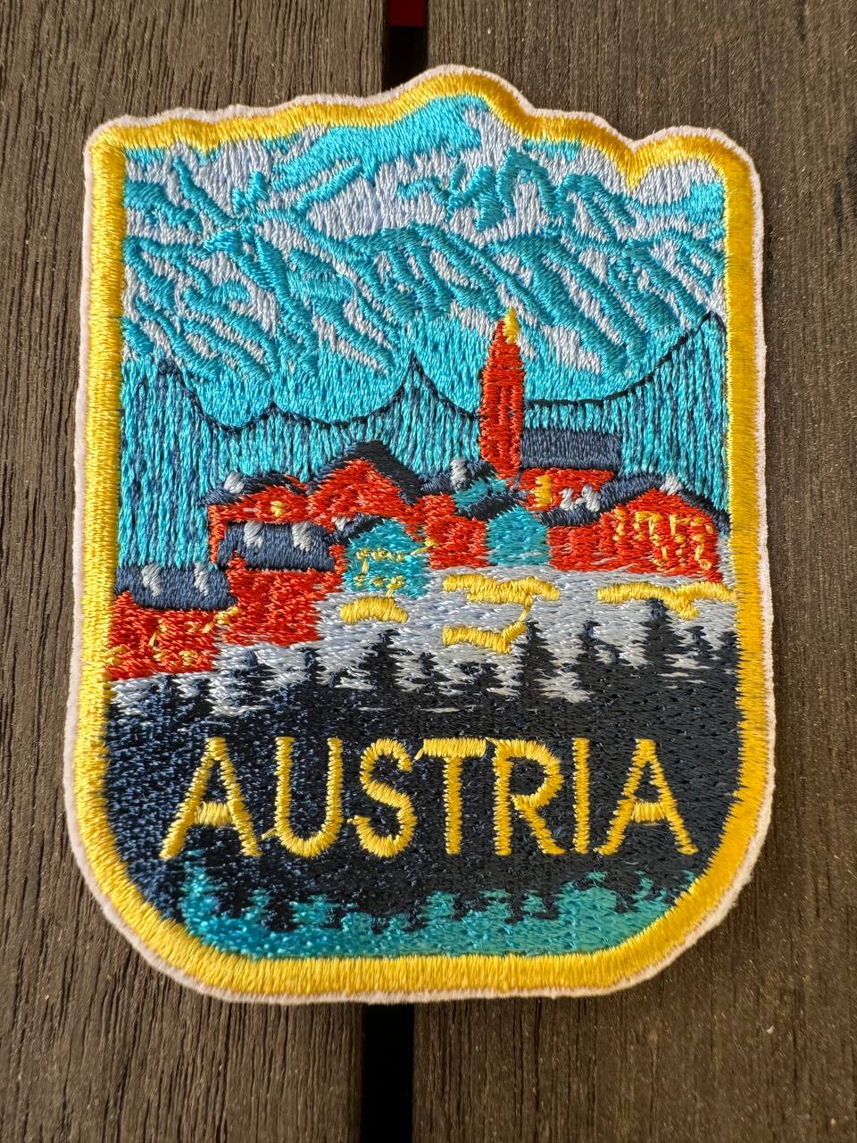 Austria Travel Embroidered Patch