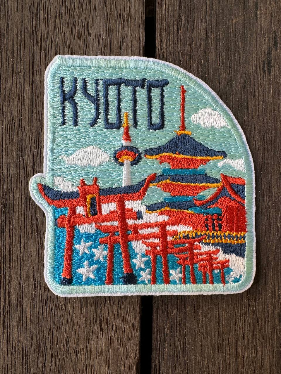 Kyoto Travel Embroidered Patch