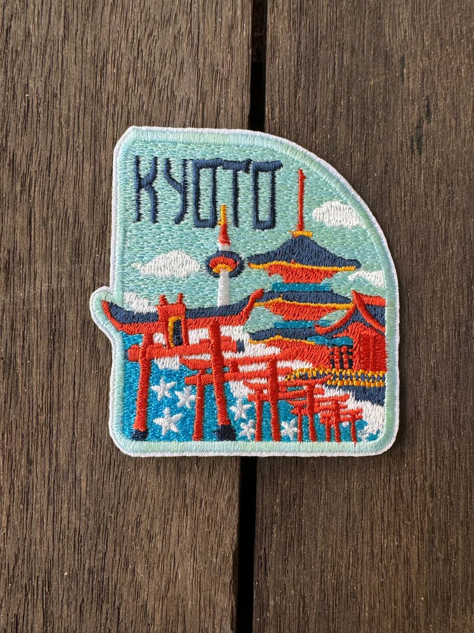 Kyoto Travel Embroidered Patch