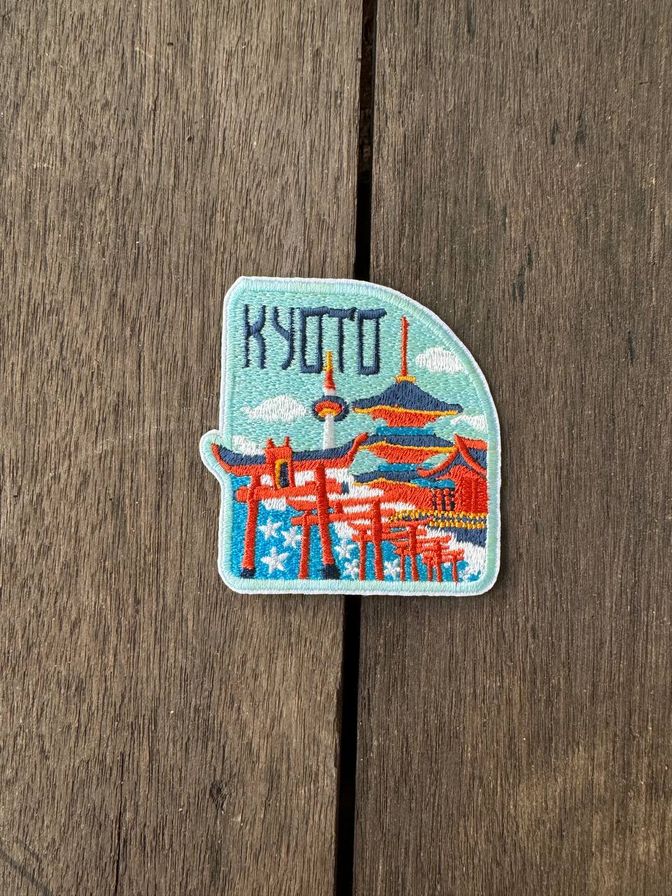 Kyoto Travel Embroidered Patch