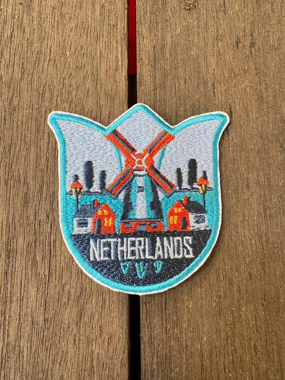 Netherlands Travel Embroidered Patch