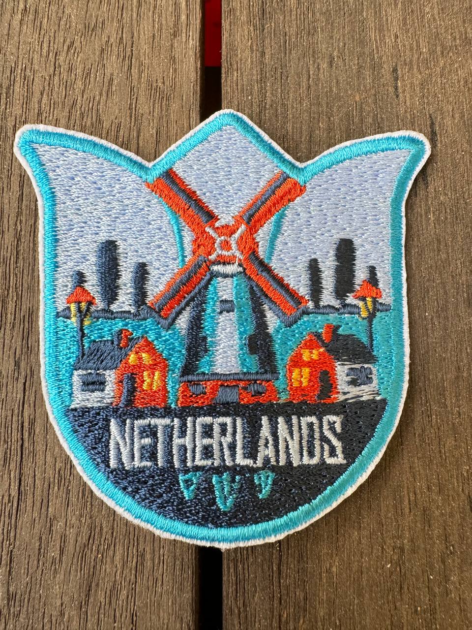 Netherlands Travel Embroidered Patch