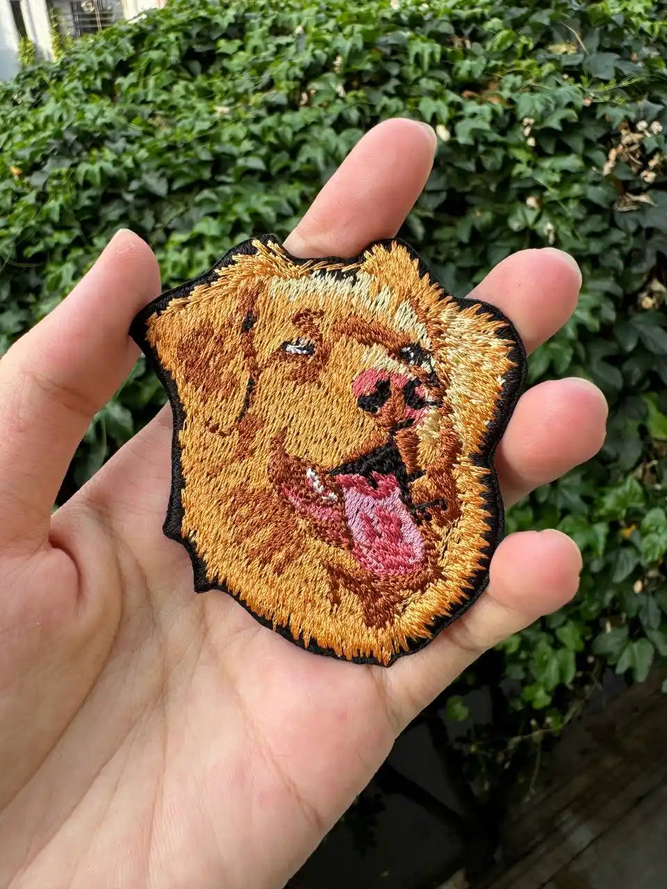 Sew-on patch of Nova Scotia Duck Toller breed