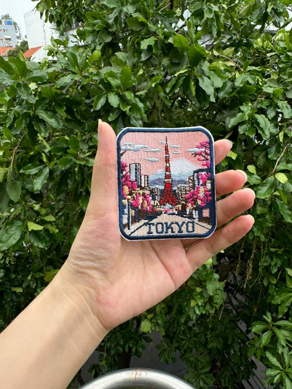 Tokyo Travel Embroidered Patch – Iron On / Sew On