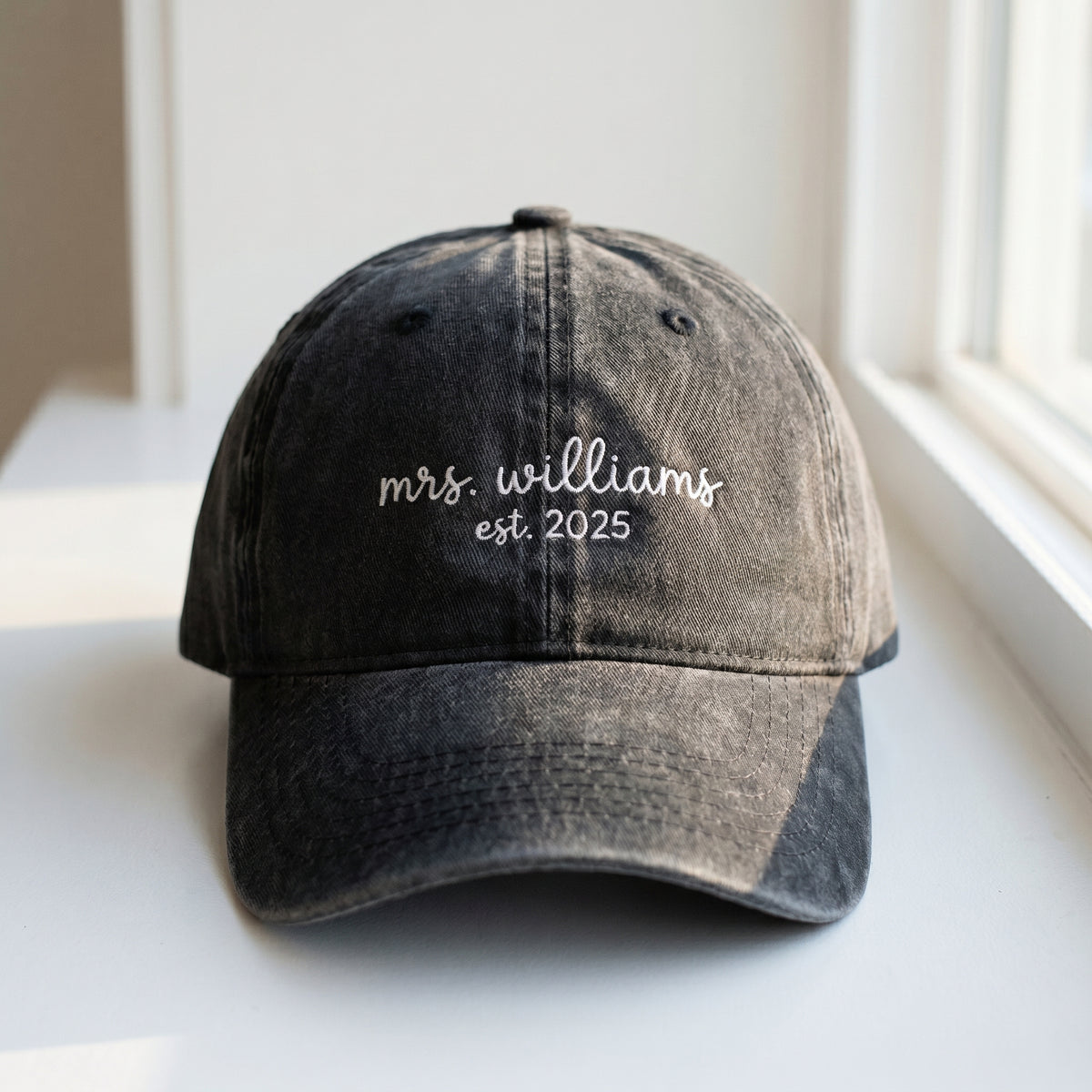 Mrs. Williams Est. 2025 Embroidered Cap – Trendy Streetwear Style - photo 3