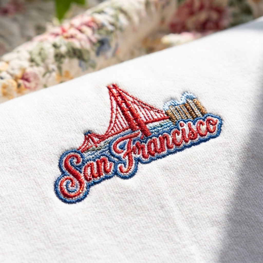 Golden Gate San Francisco Embroidered Sweater – Cozy Style - photo 4