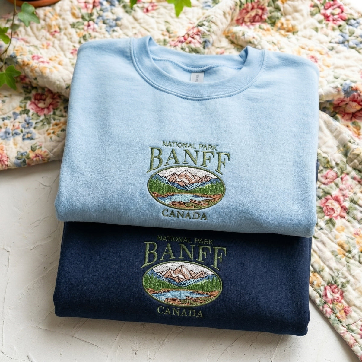 Banff National Park Embroidered Sweater – Cozy Comfort - photo 4