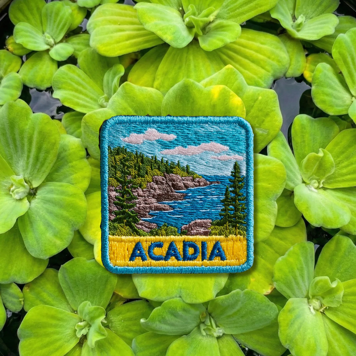 Acadia National Park Maine Coastline Embroidered Patch - product photo 1