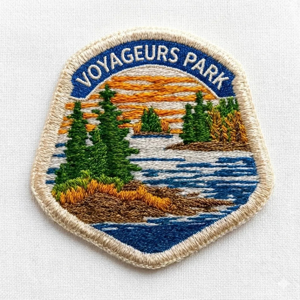 Voyageurs National Park Minnesota Embroidered Patch - product photo