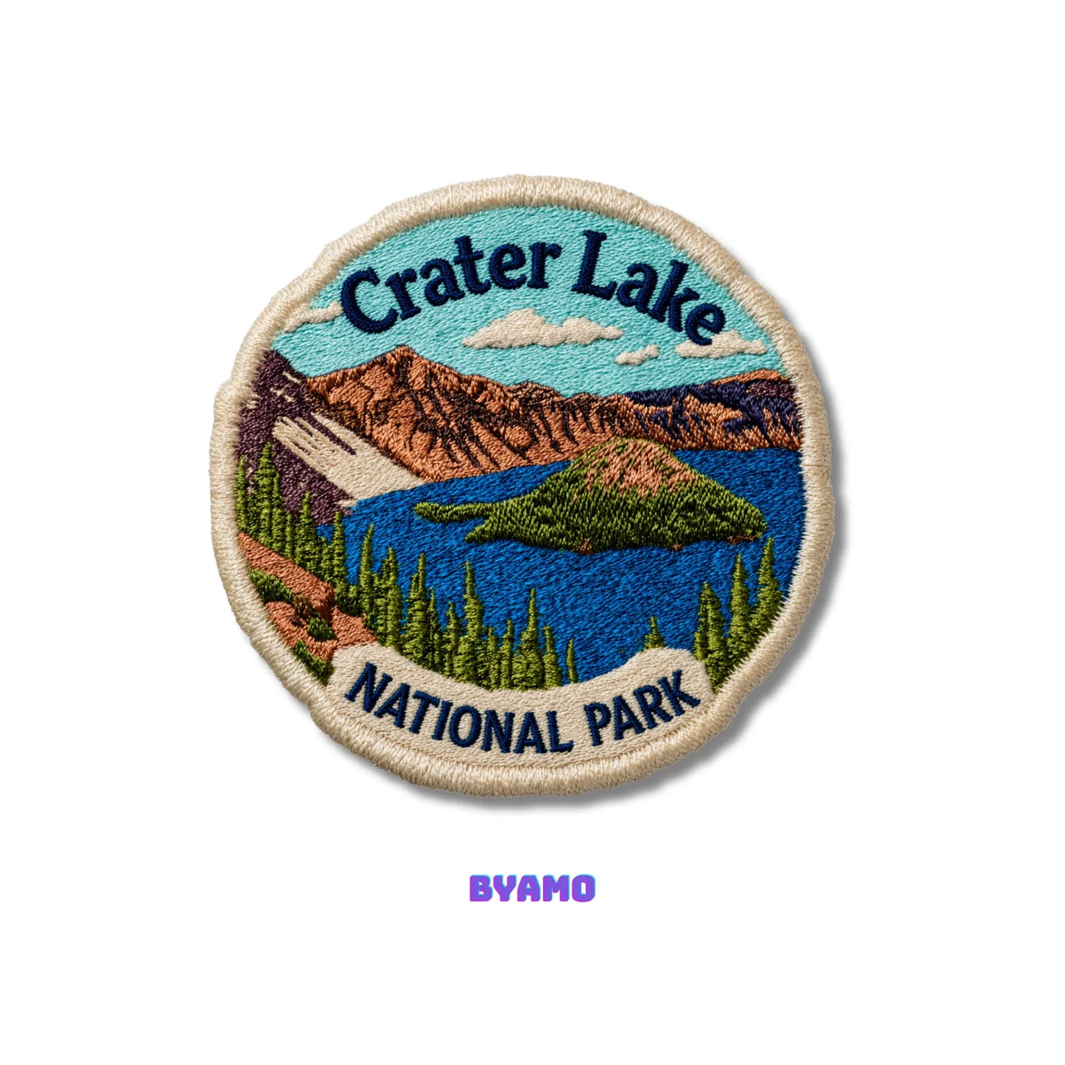 Crater Lake National Park Oregon Embroidered Patch - product photo 1