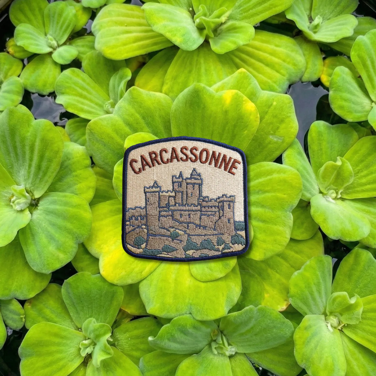 Carcassonne France Castle Embroidered Patch - product photo 1