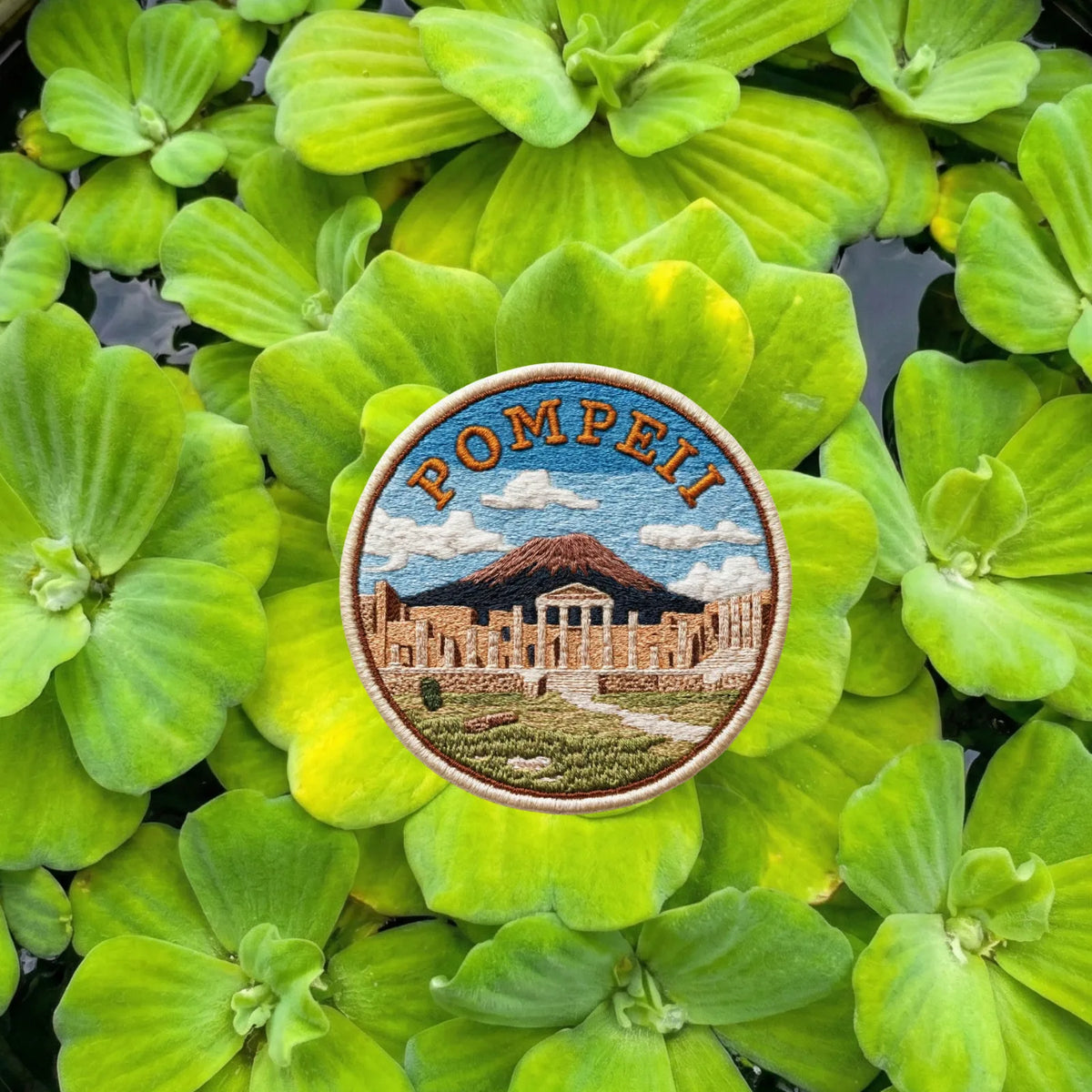 Pompeii Italy Embroidered Patch - product photo 1