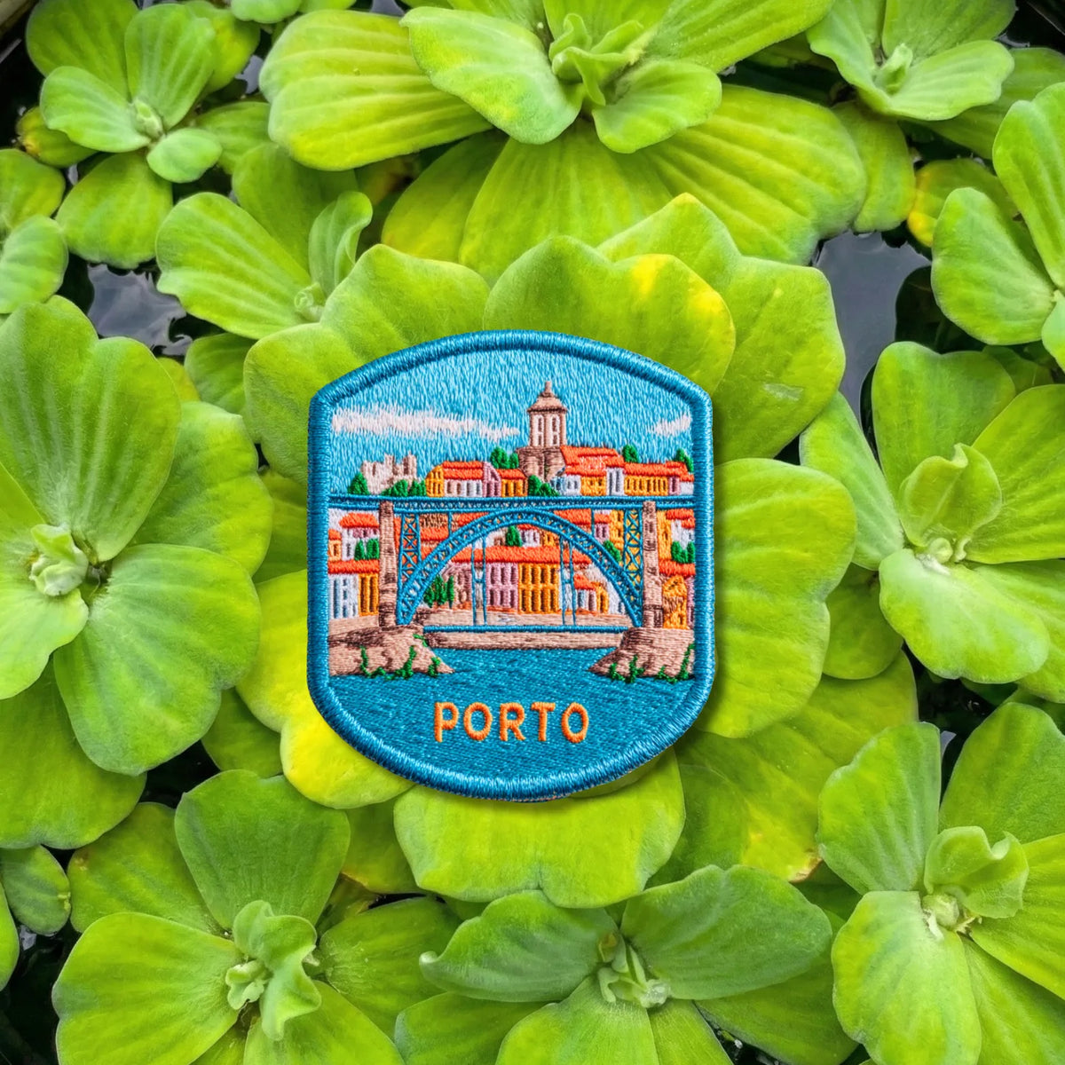 Porto Portugal Dom Luis I Bridge Embroidered Patch - product photo 1
