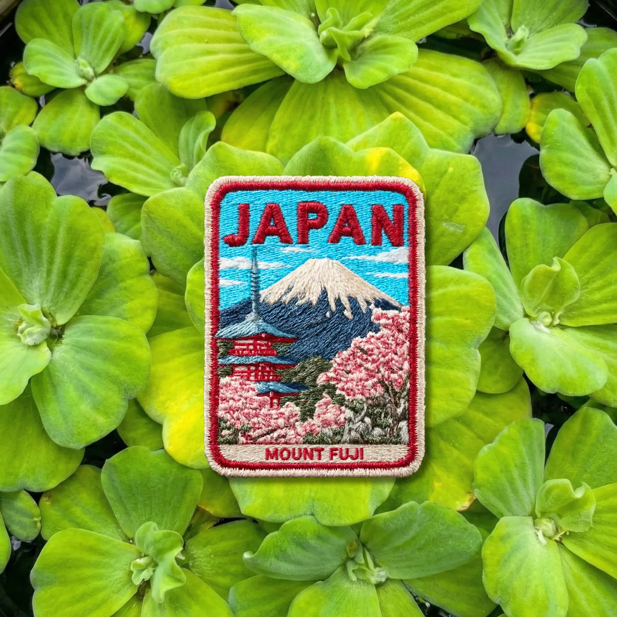Mount Fuji Japan Embroidered Patch - product photo 1