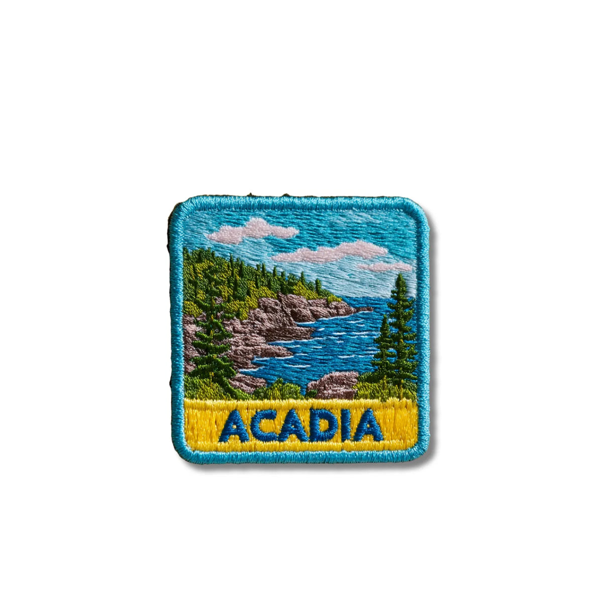 Acadia National Park Maine Coastline Embroidered Patch - product photo 2