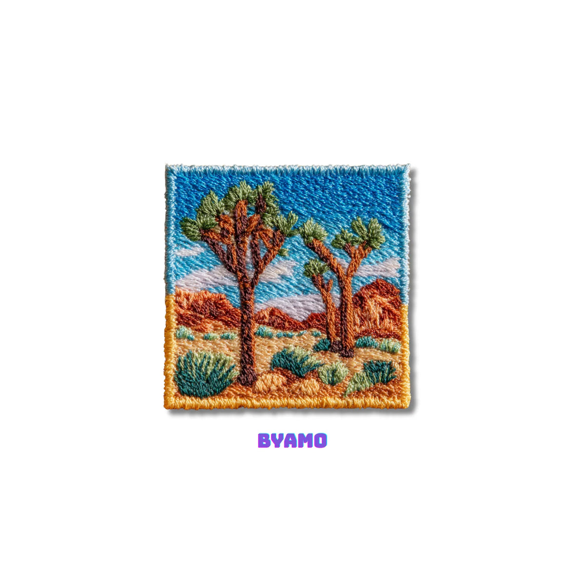Joshua Tree National Park California Desert Embroidered Patch - product photo 2
