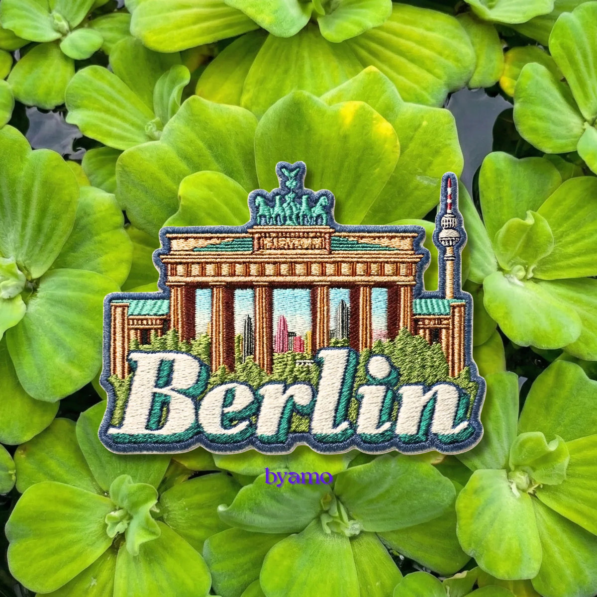 Berlin Germany Embroidered Patch - product photo 2