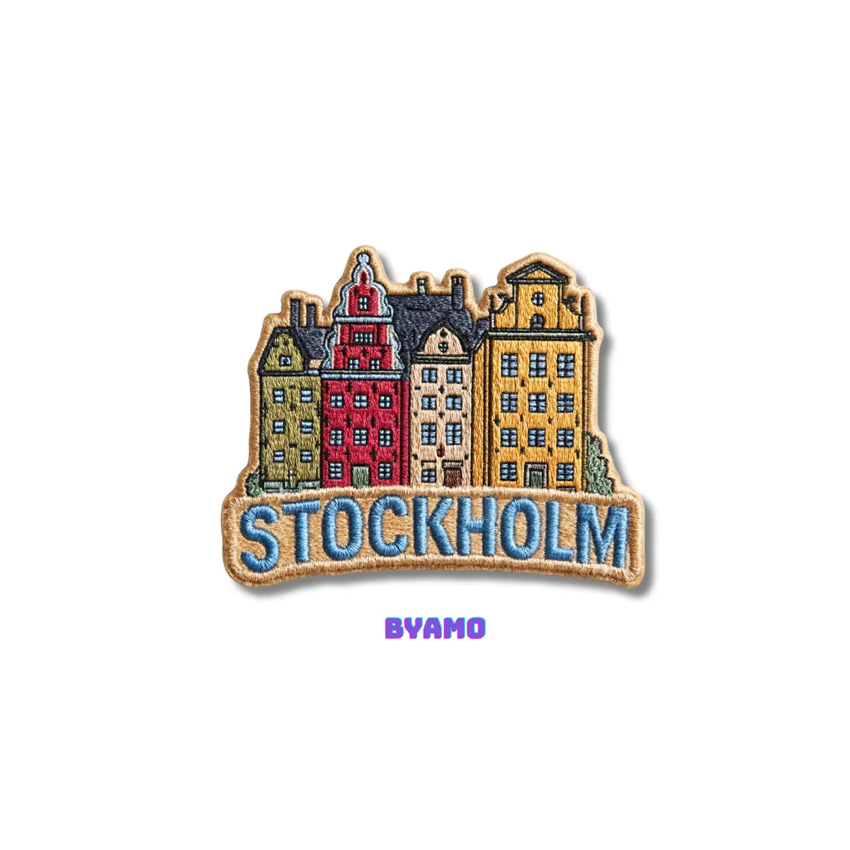 Stockholm Sweden Embroidered Patch - product photo 2