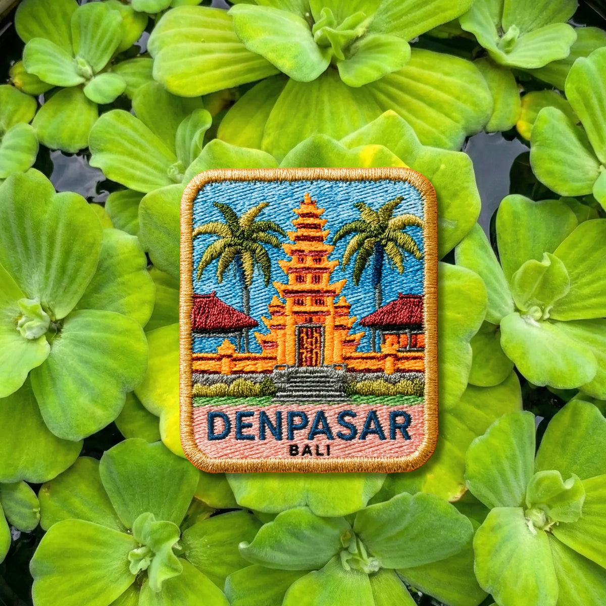 Denpasar Bali Indonesia Embroidered Patch - product photo 2